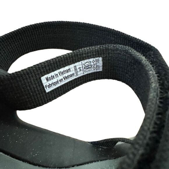 Crocs Swiftwater Webbing Sandals Women’s Size 9 Black Adjustable Straps - Picture 5 of 6